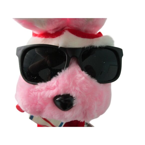 Energizer Pink Bunny Plush With Drum In Red Christmas Stocking 29" Polyester Nov - Picture 2 of 14